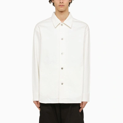 Shop Jil Sander Denim Shirt In White