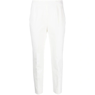 Shop Peserico Pants In White