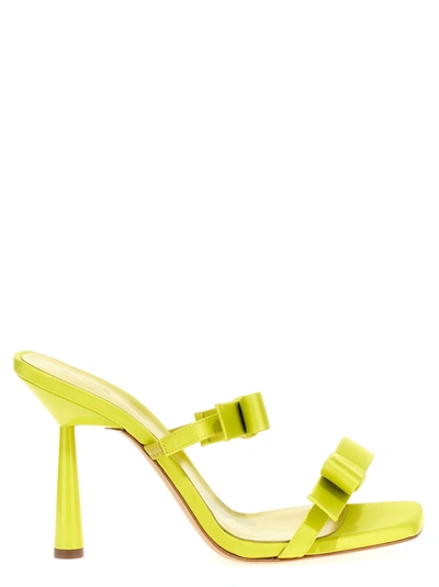 Shop Gia Borghini Galantine Sandals In Yellow