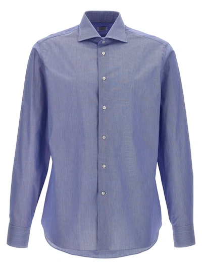 Shop Borriello Falso Unito Shirt, Blouse In Light Blue