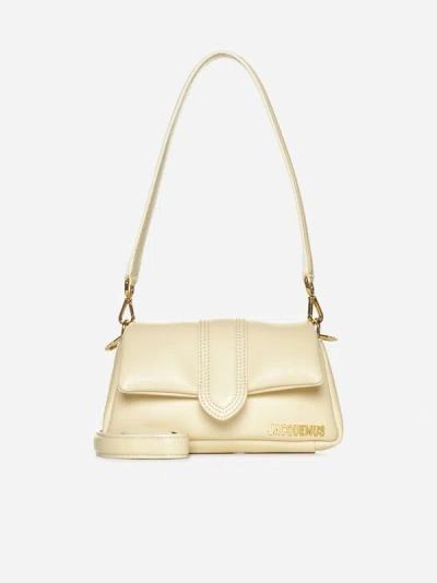 Shop Jacquemus Le Petit Bambimou Leather Bag In Ivory