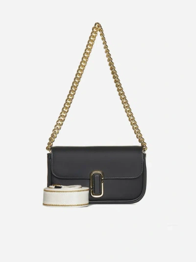 Shop Marc Jacobs The Mini Soft Leather Bag In Black
