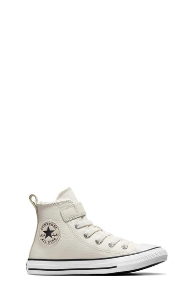 Shop Converse Kids' Chuck Taylor® All Star® 1v High Top Sneaker In Egret/ White/ Black