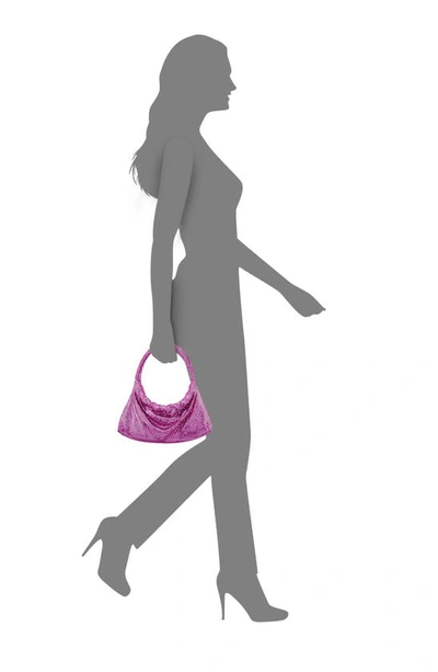 Nina Joyce Mesh Top Handle Bag In Parfait Pink