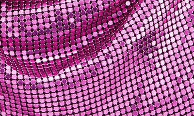 Nina Joyce Mesh Top Handle Bag In Parfait Pink