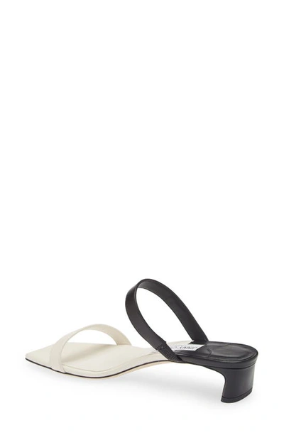 Shop Jimmy Choo Kyda Colorblock Slide Sandal In Latte/ Black