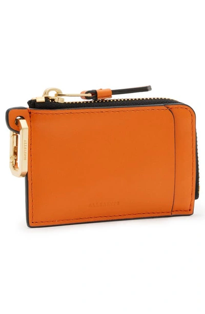 Shop Allsaints Remy Wallet In Pyrrole Orange