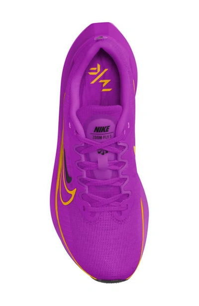 Shop Nike Zoom Fly 5 Running Shoe In Hyper Violet/ Orange/ Black