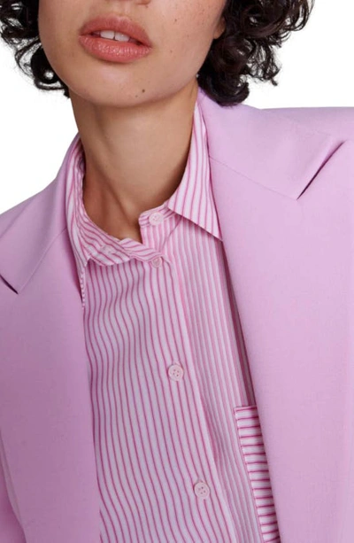 Shop Maje Vatricia Blazer In Pale Pink