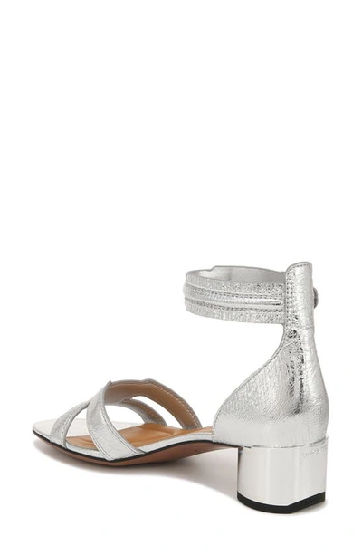 Shop Franco Sarto Nora Ankle Strap Sandal In Silver