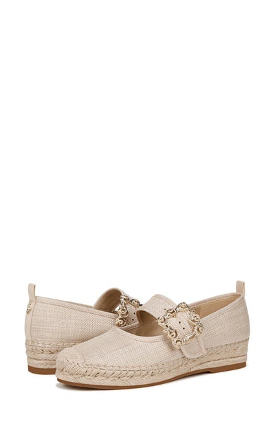 Shop Sam Edelman Maddy Espadrille Platform Mary Jane In Light Natural