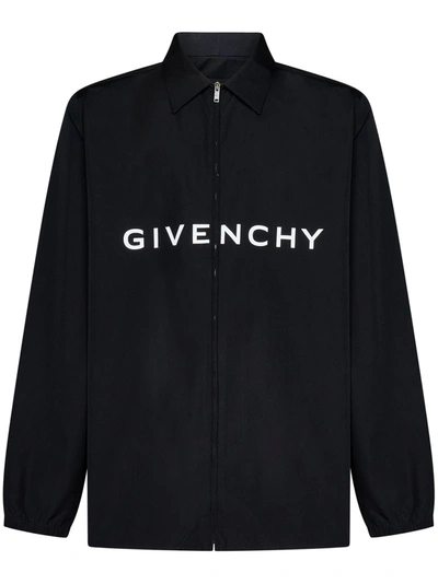 Shop Givenchy Archetype Shirt In Nero