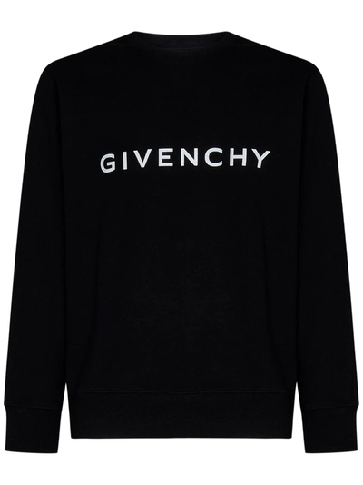 Shop Givenchy Archetype Sweatshirt In Nero