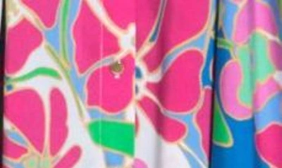 By Design Evangeline Sleeveless Maxi Shirtdress In Brady Pink