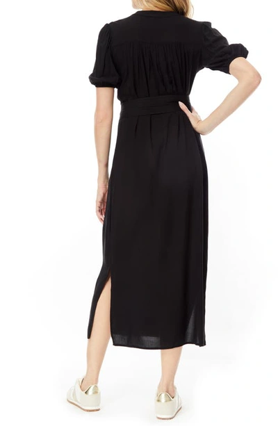 Shop By Design Montana Challis Midi Dress In Black