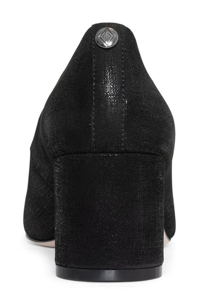 Shop Donald Pliner Pointed Toe Block Heel Pump In Black
