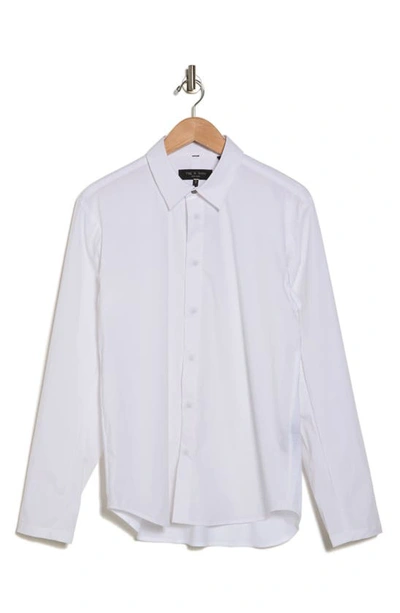 Shop Rag & Bone Pursuit Snap Front Shirt In White