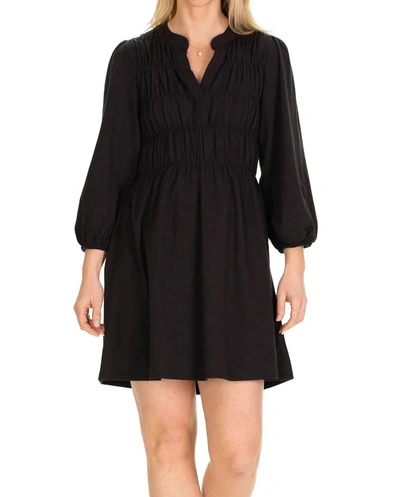 Duffield Lane Hyacinth Dress In Black In Black