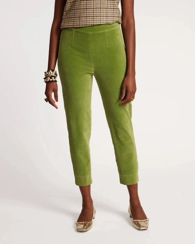 Shop Frances Valentine Lucy Pant In Moss Green In Multi