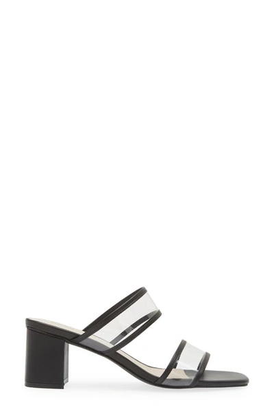 Shop Koko + Palenki Ghost Slide Sandal In Black Leather