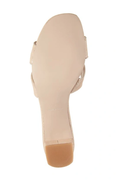 Koko + Palenki Lively Slide Sandal In Gold Soft Metallic