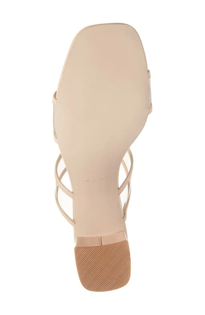 Shop Koko + Palenki Ghost Slide Sandal In Beige Leather