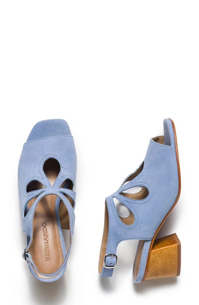 Shop Bernardo Footwear Lainey Slingback Sandal In Cornflower Blue