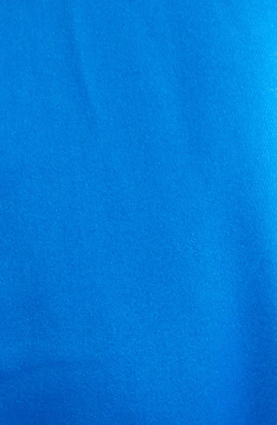 Shop Ramy Brook Katelyn Long Sleeve Satin Shirtdress In Marrakech Blue