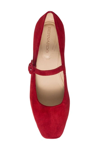 Shop Bernardo Footwear Gabriela Mary Jane In Dark Red