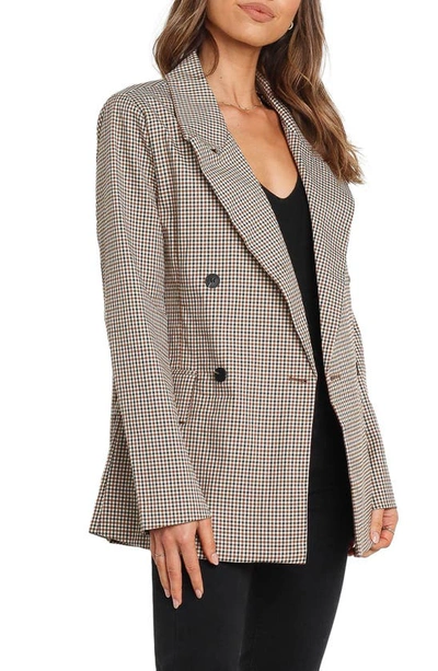 Petal And Pup Womens Juliette Blazer In Brown