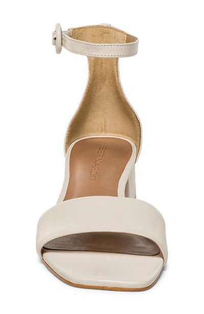 Shop Bernardo Footwear Jalena Ankle Strap Sandal In Eggshell
