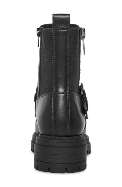 Shop Blondo Gatwick Waterproof Platform Bootie In Black Leather