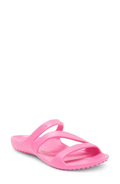 Shop Crocs Kadee Ii Slide Sandal In Electric Pink