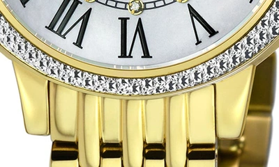 Shop Gv2 Astor Iii Diamond Swiss Bracelet Watch, 34mm In Gold