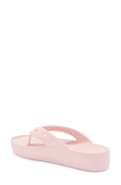 Shop Crocs Baya Platform Sandal In Pink