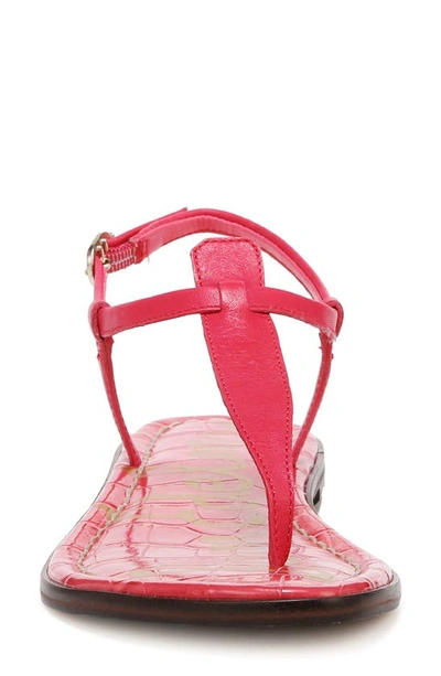 Shop Sam Edelman Gigi Sandal In Ultra Fuchsia