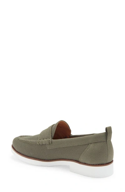 Shop G.h.bass Larson Penny Loafer In Army Green