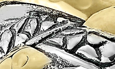 Samuel B. Crossover Ring In Silver And Gold