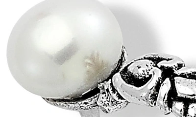 Samuel B. Freshwater Pearl Drop Earrings In White