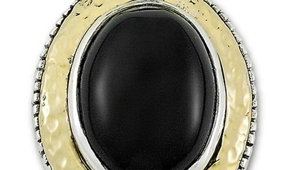 Samuel B. Oval Onyx Pendant In Black