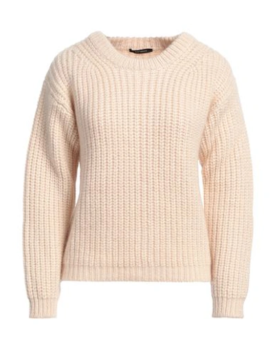 Shop Bellwood Woman Sweater Blush Size L Mohair Wool, Acrylic, Polyamide, Polyester In Pink