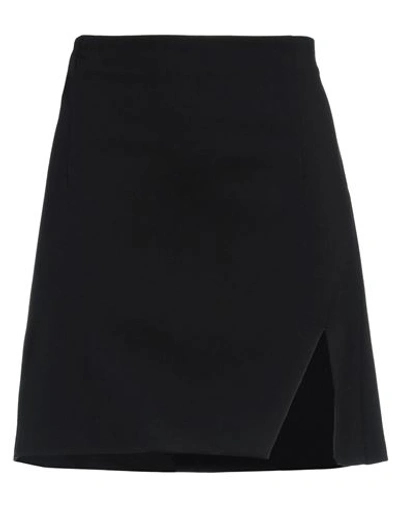 Shop Pinko Woman Mini Skirt Black Size 6 Viscose, Polyamide, Elastane