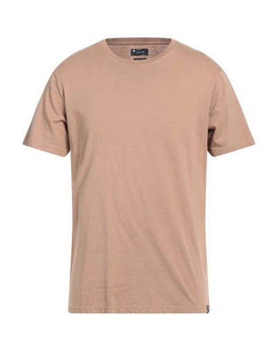 Shop Impure Man T-shirt Light Brown Size Xl Cotton In Beige