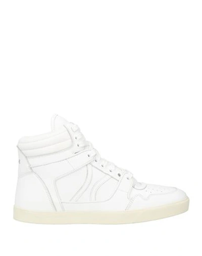 Shop Celine Woman Sneakers White Size 10 Textile Fibers