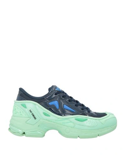 Raf Simons Pharaxus Sneakers In Lamb Fabric In Navy Blue