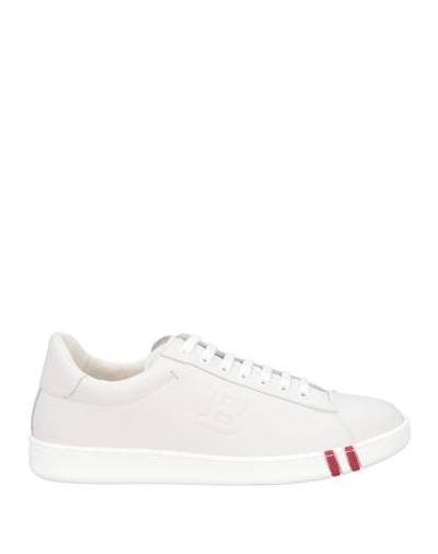 Shop Bally Man Sneakers White Size 7 Soft Leather