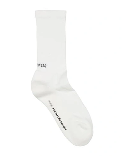Shop Socksss Solar Eclipse Socks & Hosiery White Size S/m Organic Cotton, Polyamide, Elastane