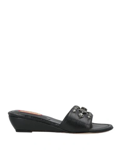 Shop Melluso Woman Sandals Black Size 7 Leather