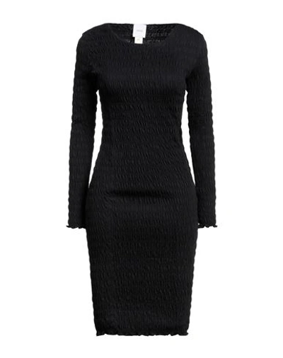 Shop Patou Woman Midi Dress Black Size L Cotton