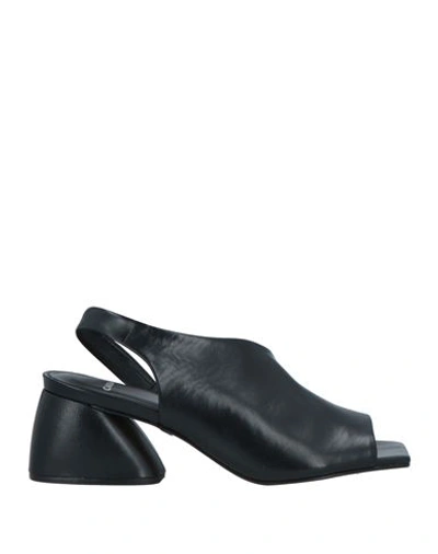 Shop Carrano Woman Sandals Black Size 6 Soft Leather